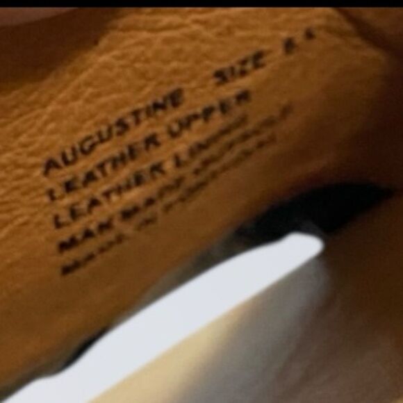 MIZ MOOZ Sandals Augustine Slides Woven Genuine Leather Slip On Black Size 6.5 - Picture 7 of 9